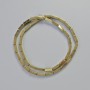 Hematite Beads Rectangle Gold Colour, diameter 9x3mm+/-, length 41cm+/- strand