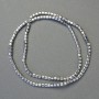 Hematite Cube Beads, Silver Colour, Diameter 3x3mm+/-, Length 40cm+/- Strand