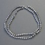 Hematite Beads Cylinder Silver Colour, Size 4x4mm+-, Length 42cm+- Strand