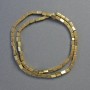 Hematite Beads Rectangle Gold Colour, Size 5x3mm+-, Length 42cm+- Strand