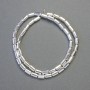 Hematite Rounded Rectangle Beads, Silver Colour, 8x4mm+- Diameter, 42cm+- Strand