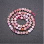 Natural Stone Beads Pink Tourmaline Smooth Round, Diameter 6mm+/-, Length 38cm+