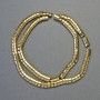Hematite Beads Snake Zigzag Wave Gold Colour, Diameter 5x4x3mm+/-, Length 41cm+/- Strand