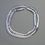 Hematite Beads Snake Zigzag Wave Silver Colour, Diameter 5x4x3mm+-, Length 41cm+- Strand