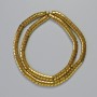 Hematite Beads Snake Zigzag Wave, Gold Colour, 5x4x3mm+- Diameter, 40cm+- Strand
