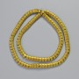 Hematite Beads Snake Zigzag Wave Matte Gold Colour, Diameter 5x4x3mm+-, Length 40cm+- Strand