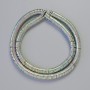 Hematite Rondelle Wave Insert Beads, Rainbow Silver Colour, Diameter 6x1mm+-, Length 42cm+- Strand