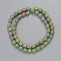 Hematite Oval Beads, Matte Rainbow Colour, Diameter 7x7mm+-, Length 40cm+- Strand