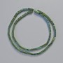 Hematite Beads Rectangles 9x3mm+- Green Chameleon Colour Strand