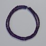 Hematite Beads Rectangles, 9x3mm+-, Purple Colour, Strand
