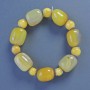 Yellow Agate Bracelet oval, diameter 16×20mm+- bead, diameter 10mm+-, length 18cm+-, stretch</name