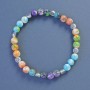 Bright Summer Assorted Bracelet (acrylic), diameter 7mm+/-, length 18cm+/- stretch with sunflower inserts