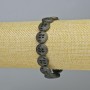Hematite Bracelet, Matte Black Colour, Diameter 12x4.5mm+-, Length 18cm+- (Stretch)