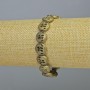 Hematite Bracelet, Matte Light Gold Colour, Diameter 12x4.5mm+-, Length 18cm+- (Stretch)