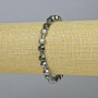 Hematite Bracelet, Dumbbell Beads, Black Colour, Diameter 15x6mm+-, Length 18cm+- (Stretch)