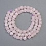 Natural Kunzite Stone Beads Faceted Cube, diameter 5.5x5.5mm+-, length 38cm+