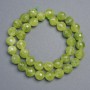 Natural Chrysolite (Olivine) Stone Beads Faceted Round, diameter 10mm+-, length 37cm+