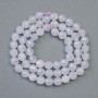 Natural Aquamarine Stone Beads, faceted round, diameter 6mm+-, length 36cm+