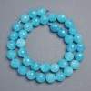 Natural Aquamarine Beads, Faceted Round, 10mm+- Diameter, 36cm+ Length