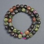 Natural Tourmaline Beads, Faceted Cube, 9x9mm+- Diameter, 38cm+ Length