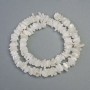Adularia Natural Moonstone Chip Beads, diameter 8x2mm+-, length 40cm+- on fishing line