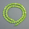 Onyx Natural Stone Smooth Round Beads, diameter 6.5mm+-, length 38cm+- on a thread