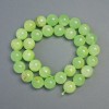 Onyx Natural Stone Smooth Round Beads, diameter 12mm+-, length 39cm+- on a thread