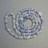 Kyanite Beads on a String Natural Stone Chips, Diameter 6x2mm+-, Length 80cm+
