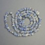 Kyanite Beads on a String Natural Stone Chips, Diameter 6x2mm+-, Length 80cm+