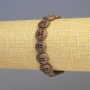 Hematite & Wood Bracelet, Multicolour Matte Green, Diameter 12x4mm+-, Length 18cm+- Stretch
