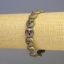Hematite & Wood Bracelet, Multicolour, Diameter 12x4mm+-, Length 18cm+- Stretch
