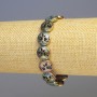 Hematite & Wood Bracelet, Multicolour Matte, Diameter 12x4mm+-, Length 18cm+- Stretch