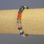 Czech Glass Bracelet, Multicoloured, Diameter 8x6mm+/-, Length 18cm+/- Stretch