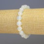 Opalite Bracelet, Synthetic Moonstone, Faceted, Diameter 8x8mm+/-, Length 18cm+/- Stretch
