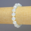Opalite Bracelet, Synthetic Moonstone, Faceted, Diameter 11x11mm+/-, Length 18cm+/- Stretch