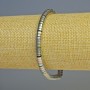 Hematite Rondelle Bracelet, Multicolour, diameter 5x2mm+-, length 18cm+- stretch