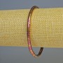 Hematite Rondelle Wave Bracelet, Multicolour Gold, diameter 4x2mm+-, length 18cm+- stretch
