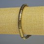 Hematite Rondelle Bracelet, Light Bronze, diameter 6x2mm+-, length 18cm+- stretch