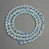 Natural Topaz Beads, Faceted Round, diameter 4mm+/-, length 38cm+