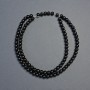 Agate Beads (Pressed), Smooth Round Bead d 4mm+/-, Length 38cm+/- on Fishing Line