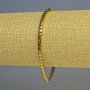 Hematite Small Cubes Bracelet, gold colour, diameter 3x3mm+-, length 18cm+- stretch
