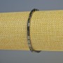Hematite Rectangle Bracelet, black colour, diameter 5x3mm+-, length 18cm+- stretch