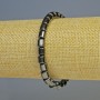 Hematite Bracelet Cylinder Black Colour, Diameter 6x6mm+-, Length 18cm+- Stretch