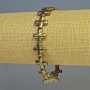 Hematite Cross Bracelet, Light Bronze Colour, Diameter 12.5x12.5mm+/-, Length 18cm+/- Stretch