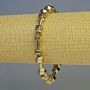 Hematite Bracelet Dumbbell Shape Light Bronze Colour, Diameter 21x7mm+-, Length 18cm+- Stretch
