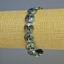 Hematite Bracelet "Tree" Chameleon Colour, Diameter 12.5x4.5mm+/-, Length 18cm+/- Stretch