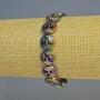 Hematite Bracelet "Tree" Chameleon Colour, Diameter 12.5x4.5mm+/-, Length 18cm+/- Stretch