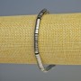 Hematite Bracelet, Rondelle, Silver Colour, Diameter 5x2mm+/-, Length 18cm+/- Stretch
