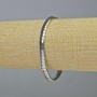 Hematite Bracelet, Snake Zigzag Wave, Silver Colour, Diameter 5x4x3mm+-, Length 18cm+- Stretch
