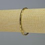 Hematite Bracelet, Rounded Hexagon, Gold Colour, Diameter 5x4mm+-, Length 18cm+- Stretch